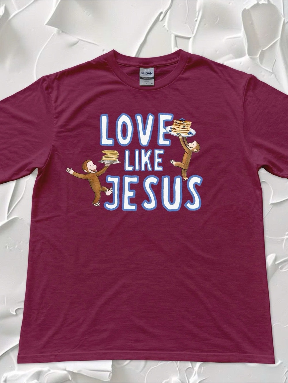 Maroon Monkey "Love Like Jesus" Graphic Tee